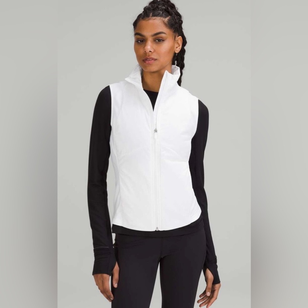 Lululemon NWT Push Your Pace Vest White Size 12